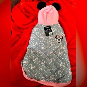 Disney Minnie Mouse Quilted Puffer L. New with tag.